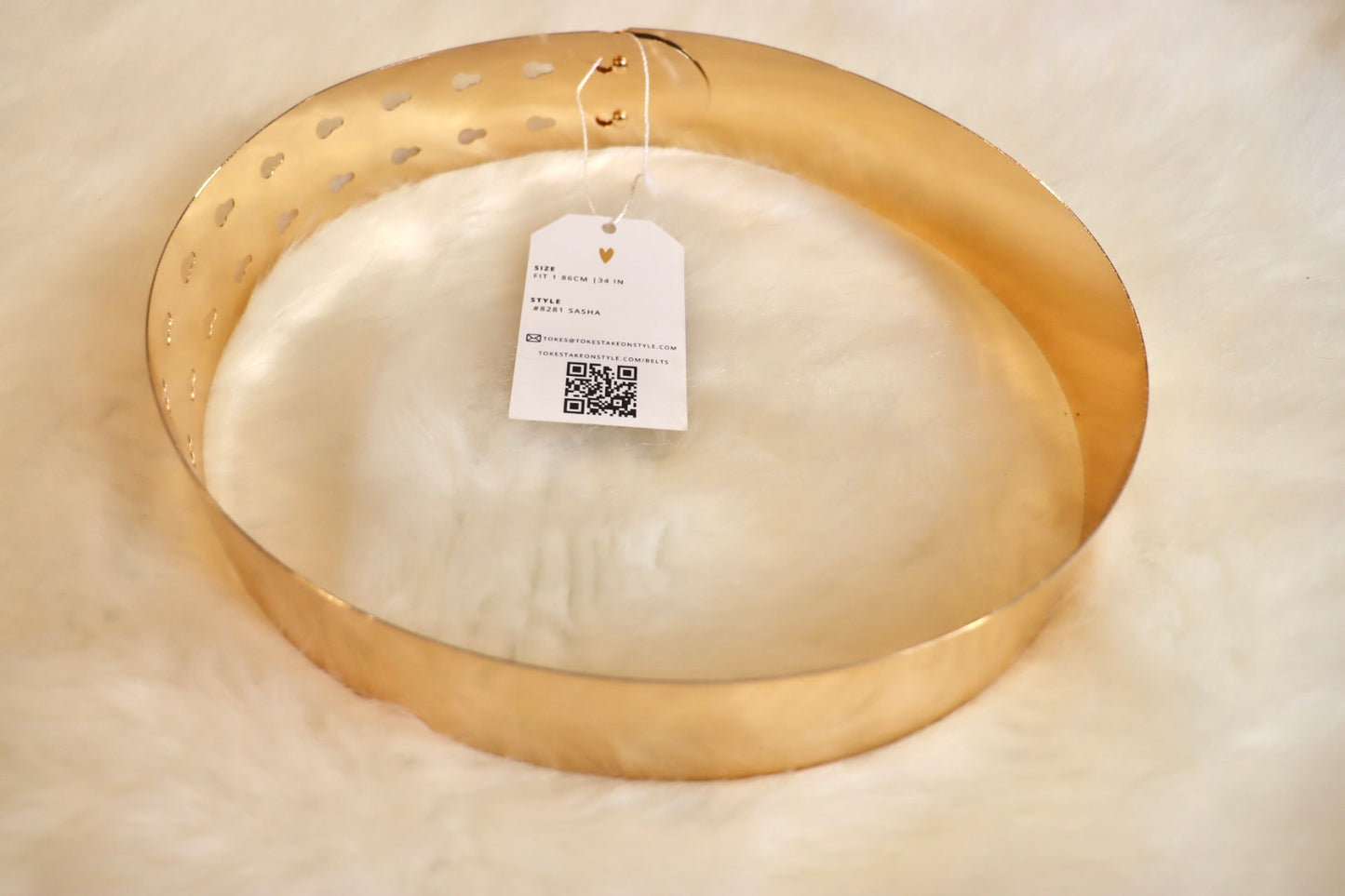 Sasha Metallic Statement Belt