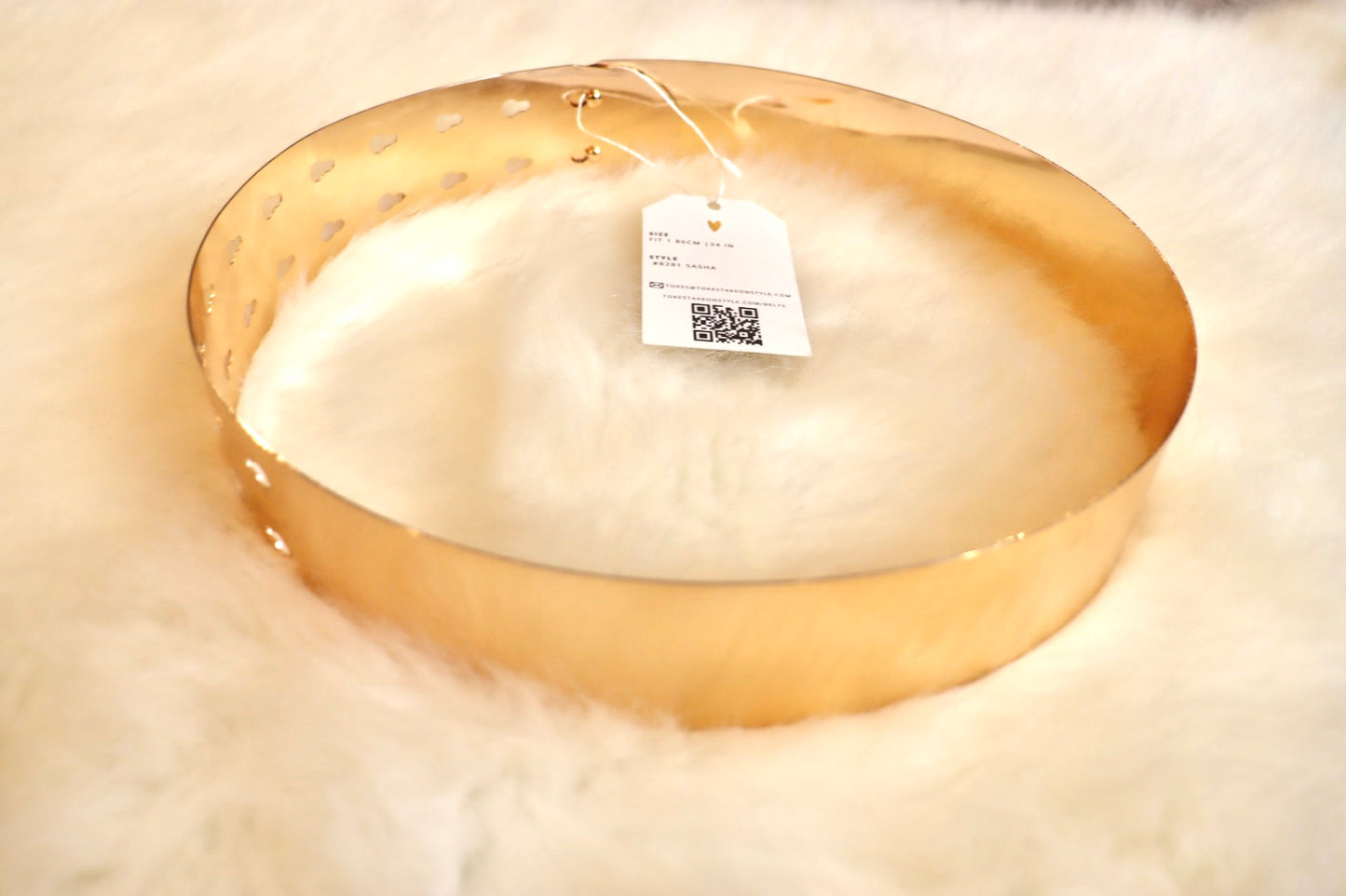 Sasha Metallic Statement Belt